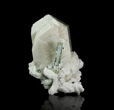 EDELSTEIN cristallo dal Pakistan Diversi Aquamarin punte rimorchio 